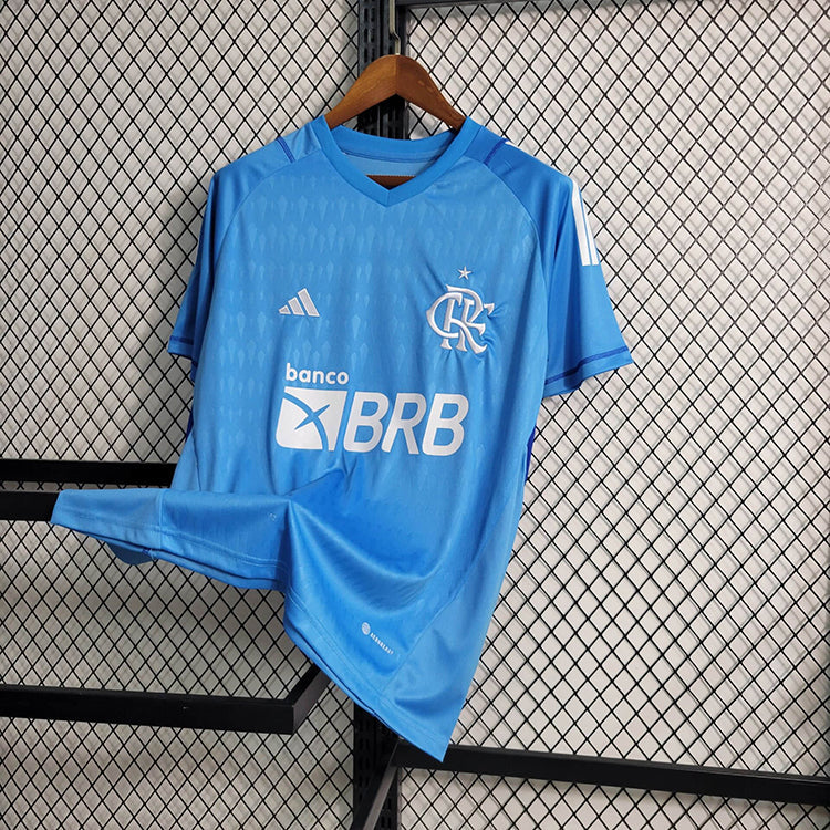 Camisa de Goleiro Flamengo 23/24 Adidas - Azul