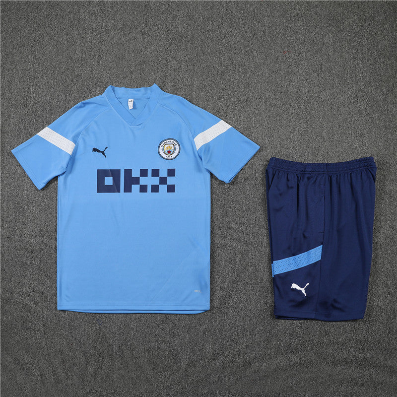 Kit Camisa e Short Manchester City 22/23