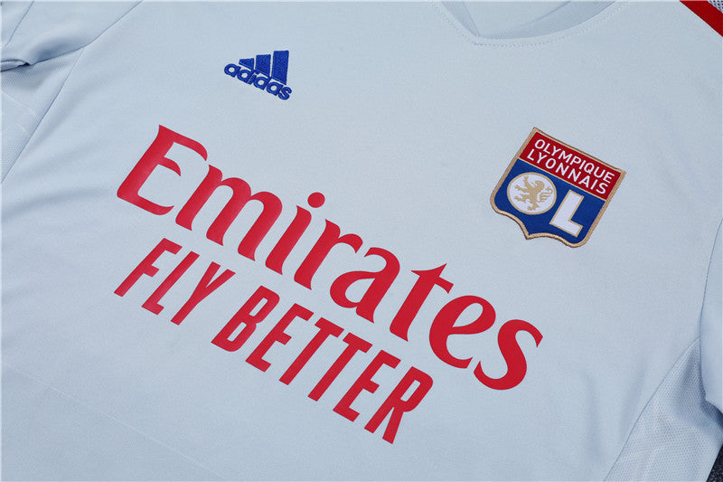 Kit Camisa e Short Olympique Lyonnais 22/23