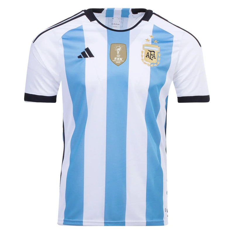 CAMISA DA ARGENTINA CAMPEÃ 2022 3 ESTRELAS