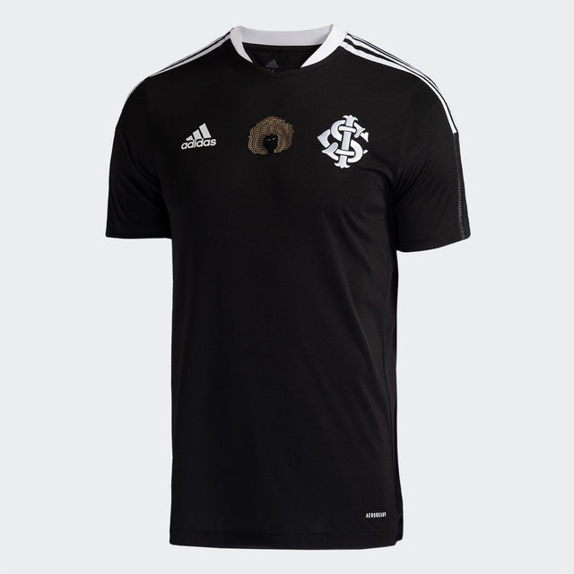 Camisa Internacional Consciência Negra 21/22 Adidas - Preto