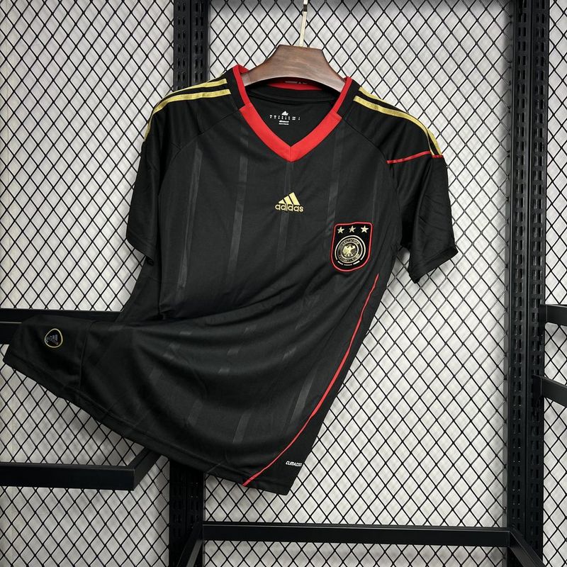 Camisa Retro Alemanha 2010 Away Preto