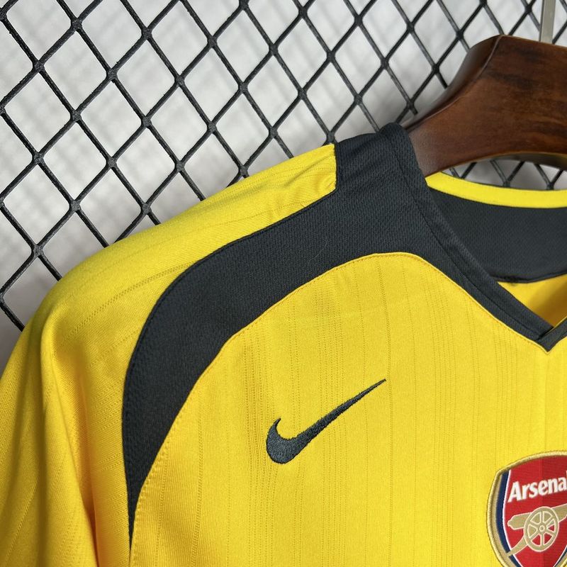 Camisa Retro Arsenal 2005/2006 Away Amarelo