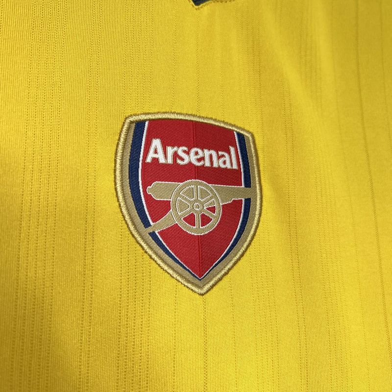 Camisa Retro Arsenal 2005/2006 Away Amarelo