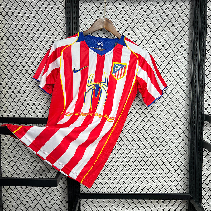 Camisa Retro Atlético de Madrid 2004/2005 Home Homem Aranha