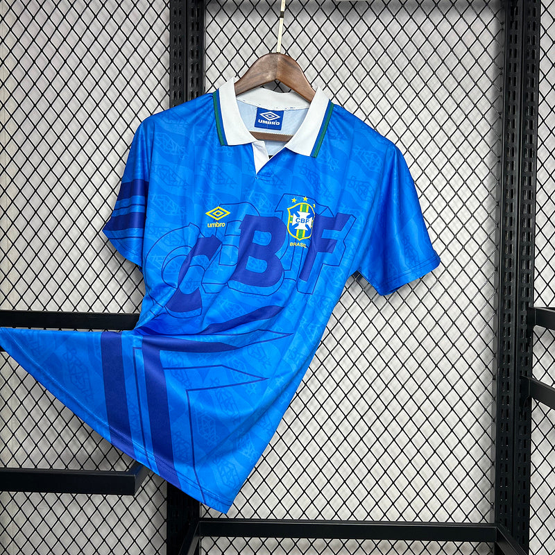 Camisa Retro Brasil 1991/1993 Away Azul