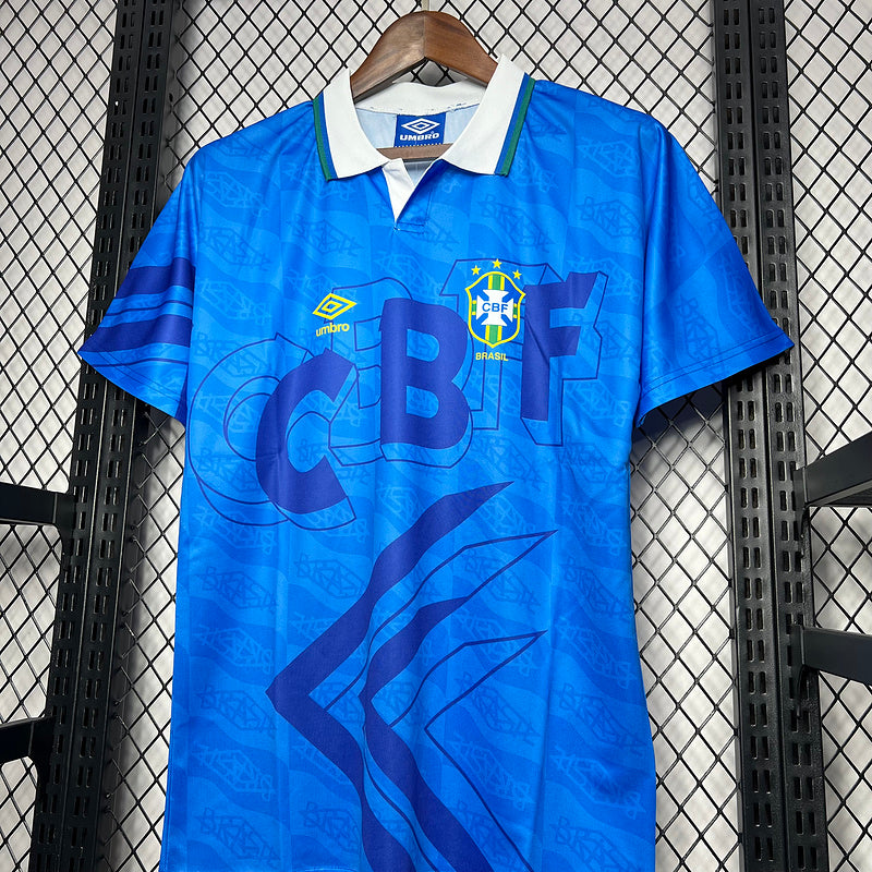 Camisa Retro Brasil 1991/1993 Away Azul