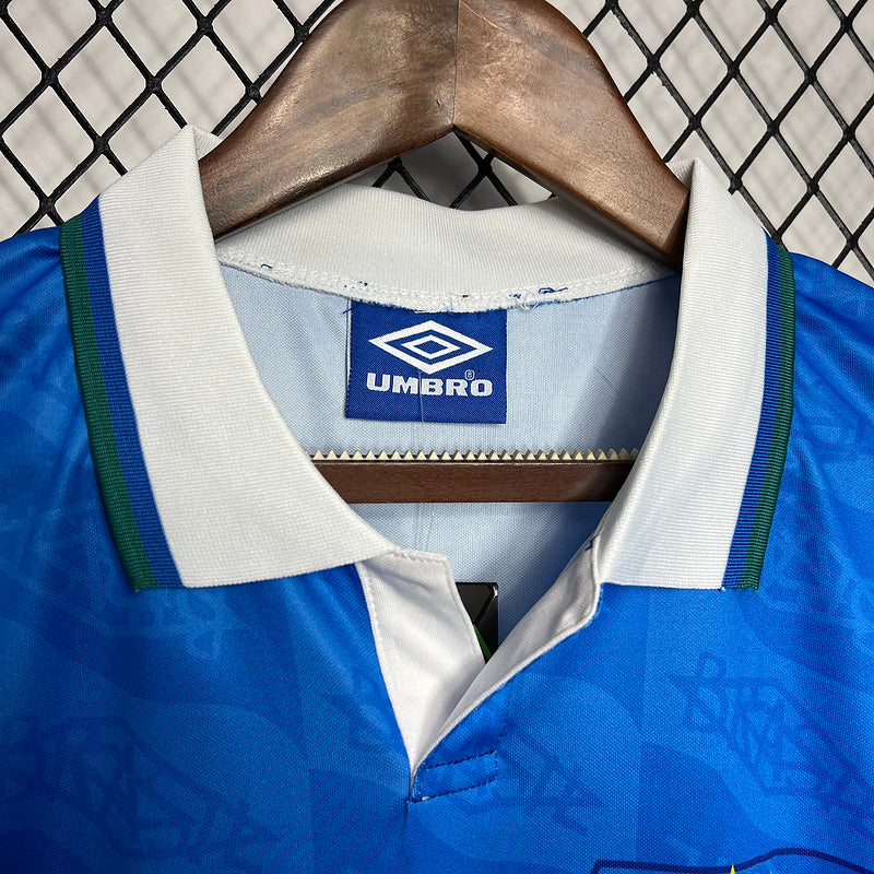 Camisa Retro Brasil 1991/1993 Away Azul