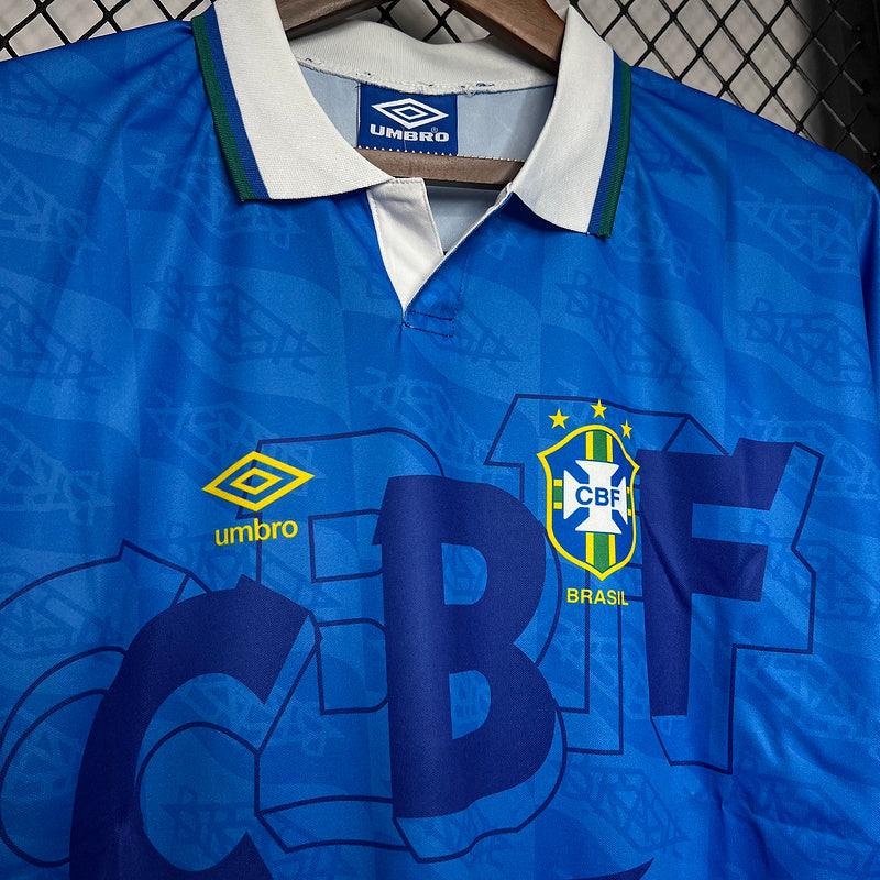 Camisa Retro Brasil 1991/1993 Away Azul