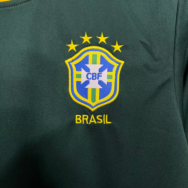 Camisa Retro Brasil 1998 Goleiro Verde