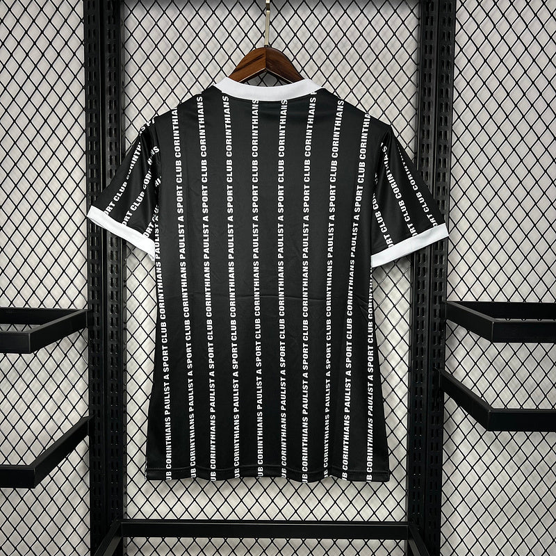 Camisa Retro Corinthians 1994 Third Preto e Branco