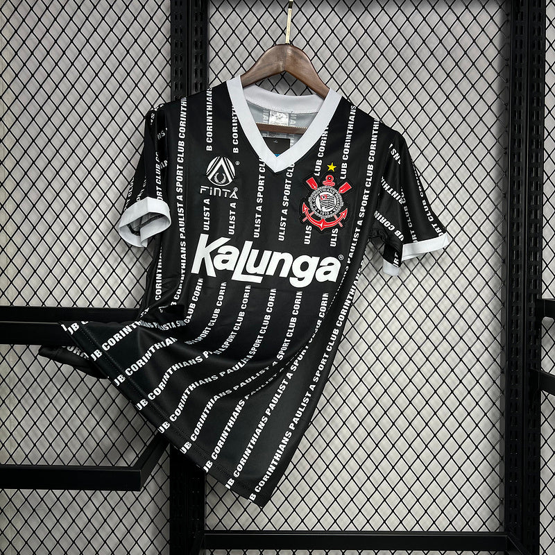 Camisa Retro Corinthians 1994 Third Preto e Branco