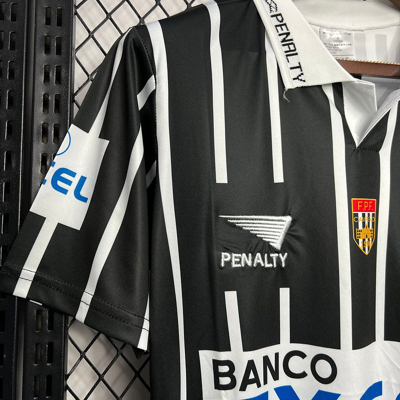 Camisa Retro Corinthians 1998 Away II Preto e Branco