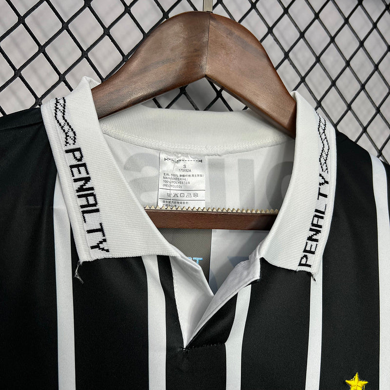 Camisa Retro Corinthians 1998 Away II Preto e Branco