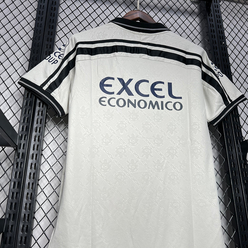 Camisa Retro Corinthians 1998 Away II Preto e Branco