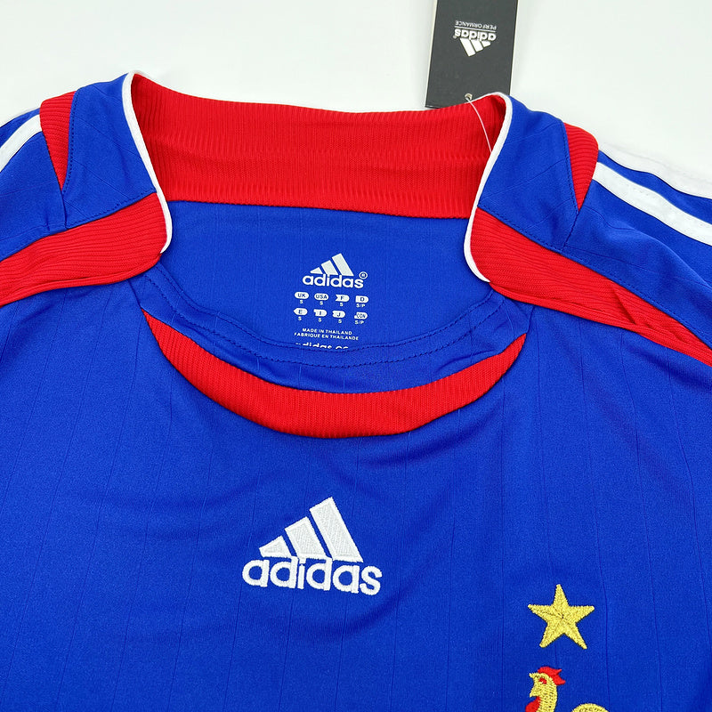 Camisa Retro França 2006 Home Azul