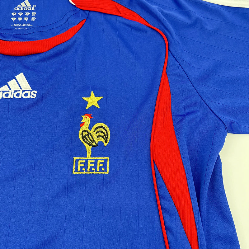 Camisa Retro França 2006 Home Azul