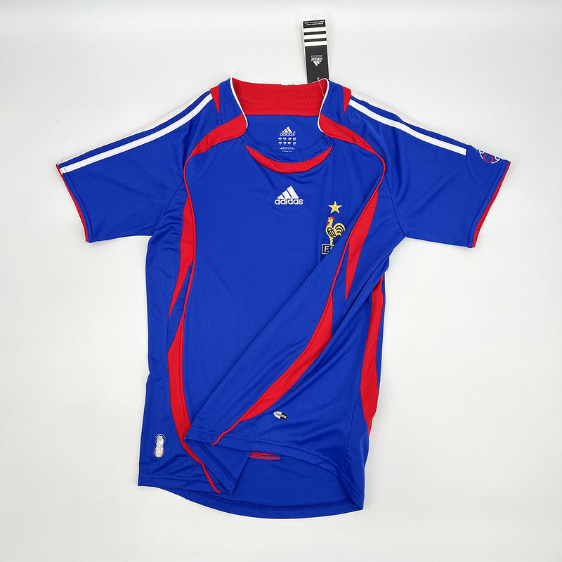 Camisa Retro França 2006 Home Azul