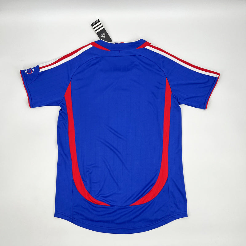 Camisa Retro França 2006 Home Azul