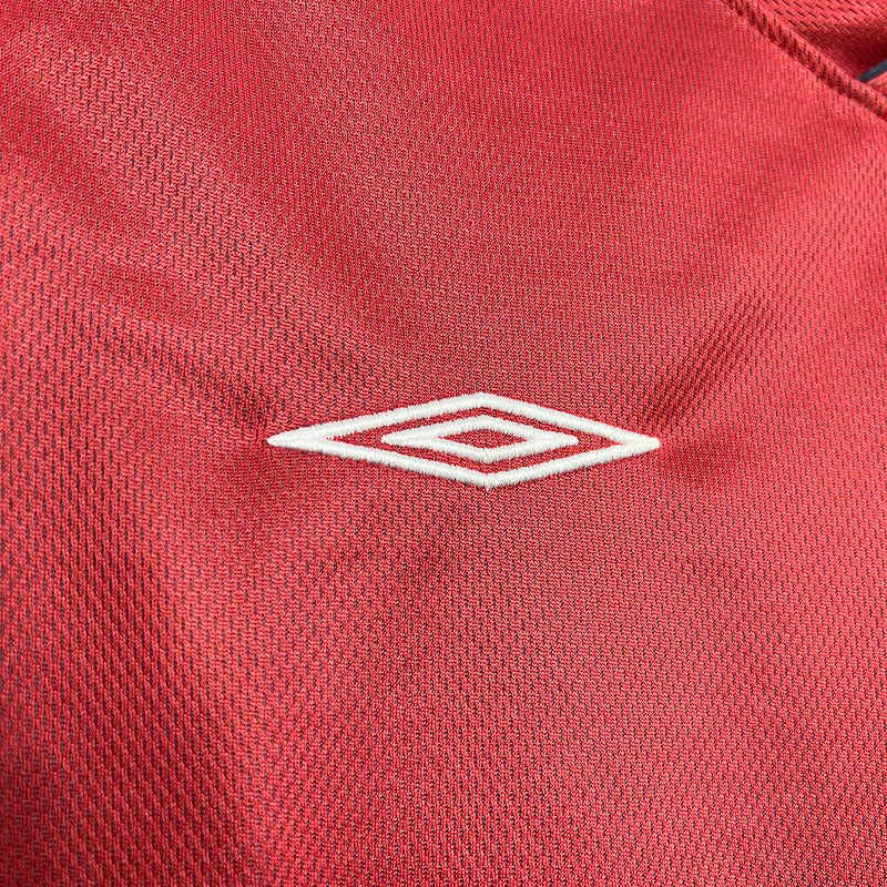 Camisa Retro Inglaterra 2002 Away Vermelho