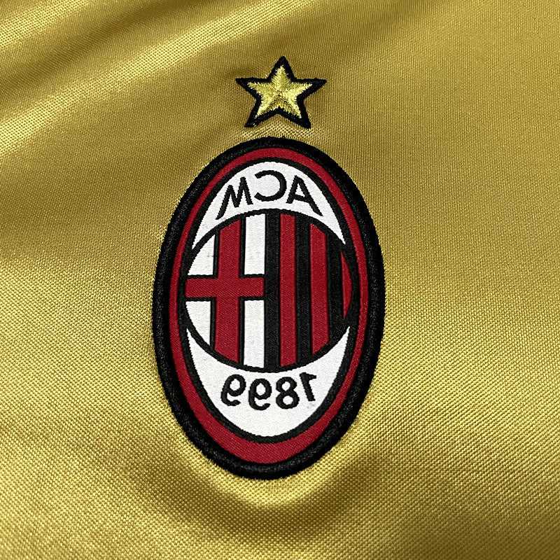 Camisa Retro Milan 2013/2014 Dourada Third