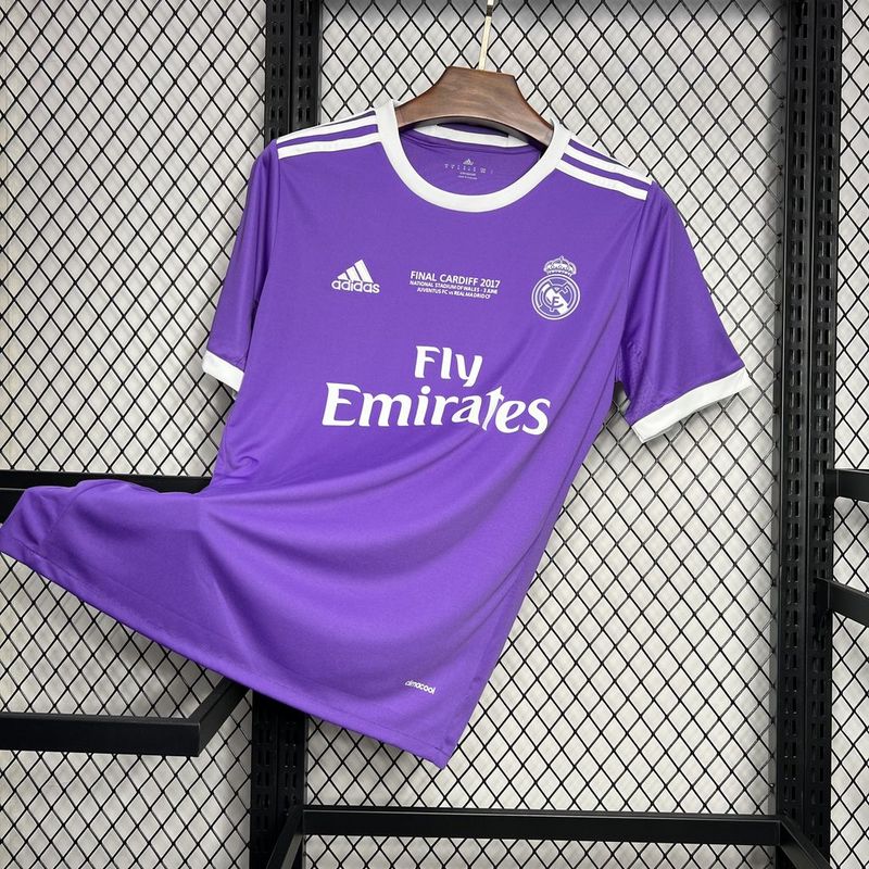 Camisa Retro Real Madrid 2016/2017 Away Roxo