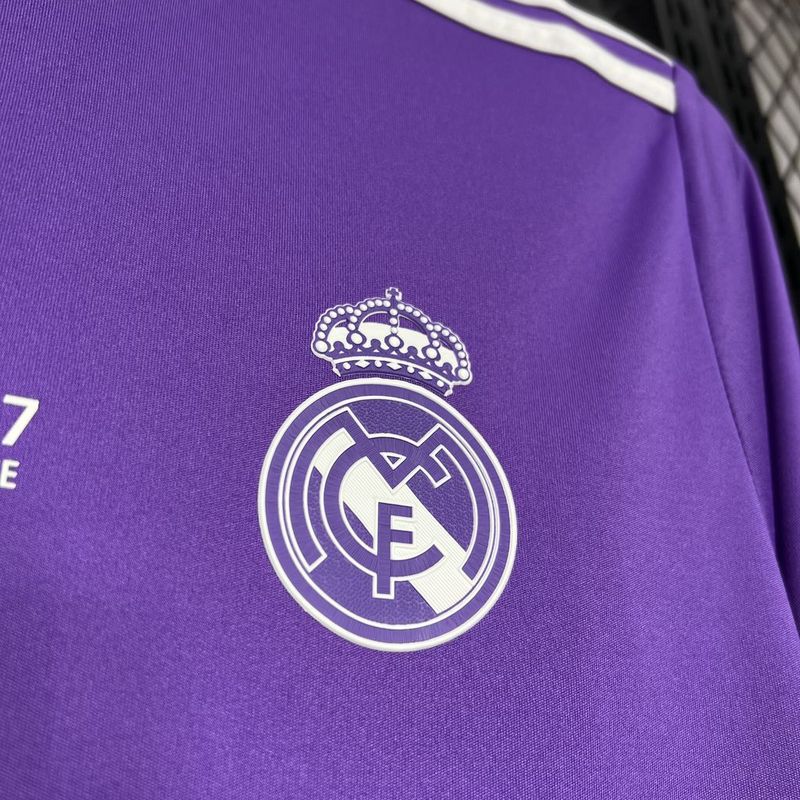 Camisa Retro Real Madrid 2016/2017 Away Roxo