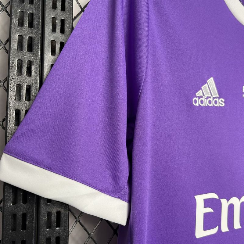 Camisa Retro Real Madrid 2016/2017 Away Roxo