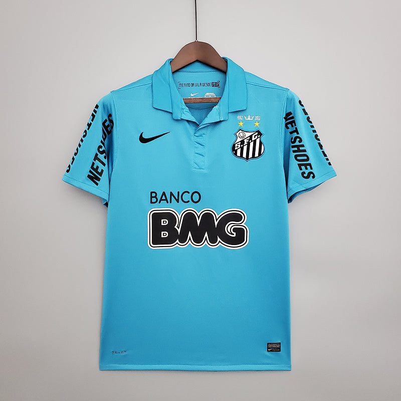 Camisa Retro Santos 2012/2013 Away Azul