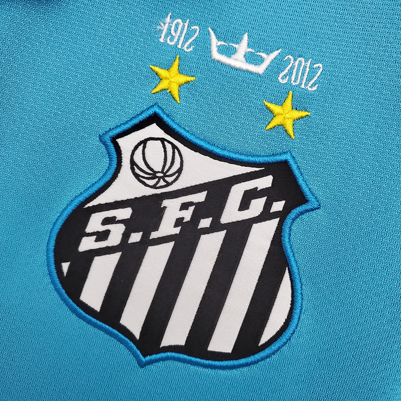 Camisa Retro Santos 2012/2013 Away Azul