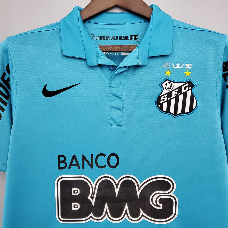 Camisa Retro Santos 2012/2013 Away Azul