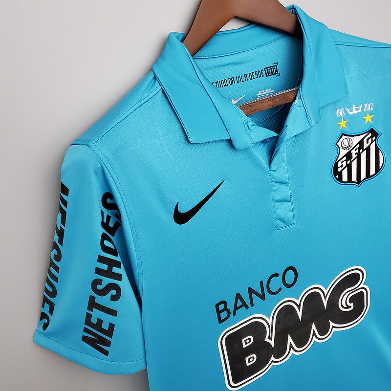 Camisa Retro Santos 2012/2013 Away Azul