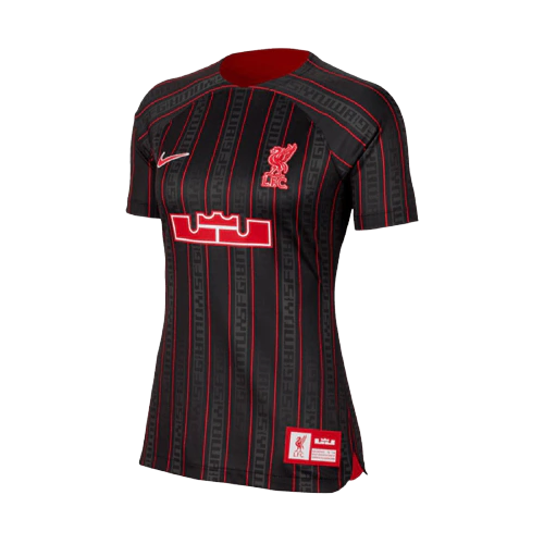 Camisa Liverpool x LeBron James 23/24 s/n° Torcedor Feminina - Preta