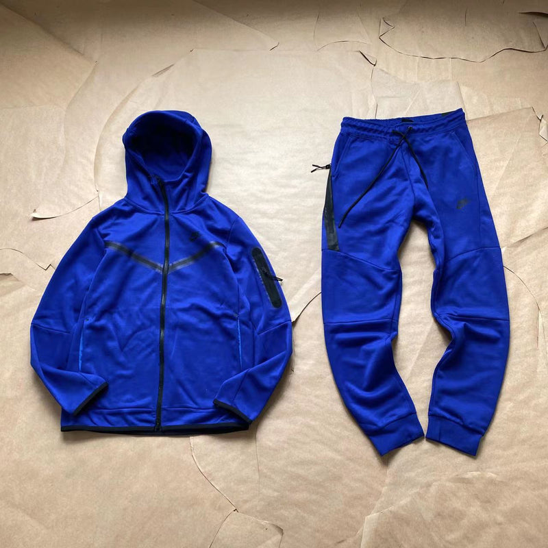 Conjunto Tech Fleece Nike - Azul