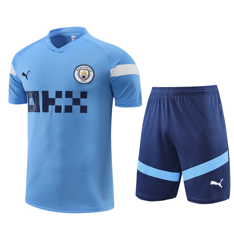 Kit Camisa e Short Manchester City 22/23