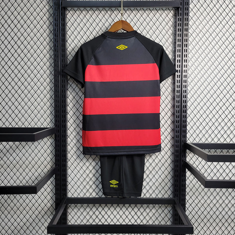 Kit Infantil Sport Recife FC 23/24 - Preto/Vermelho