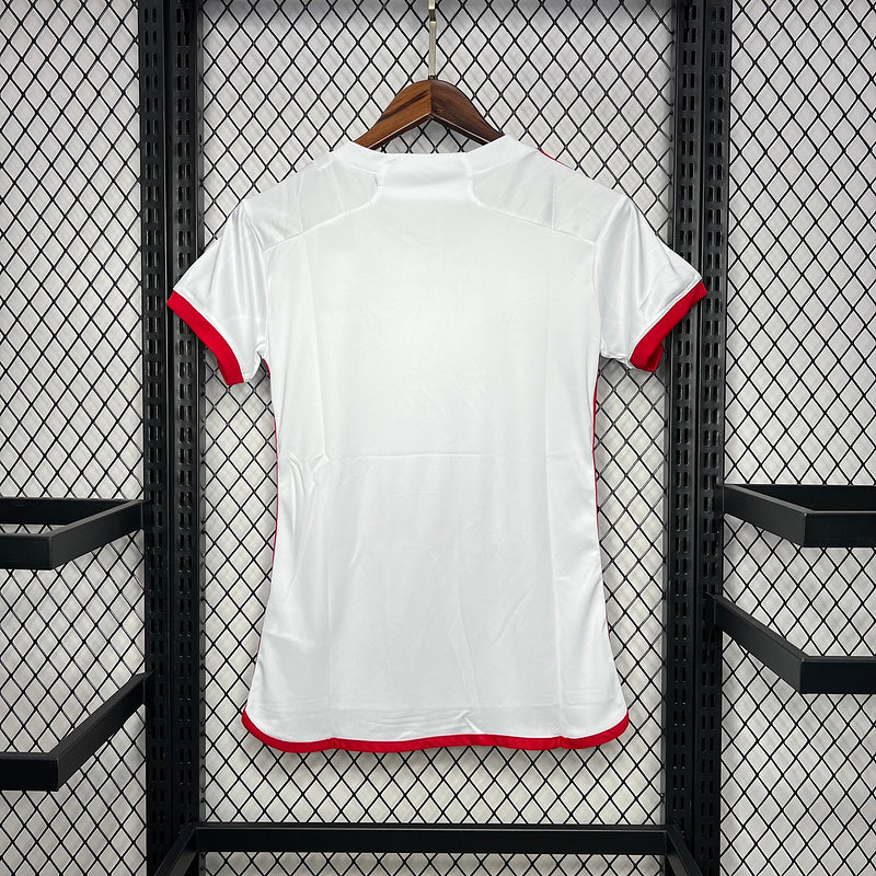 Camisa Feminina Flamengo II 24/25 Adidas - Branco