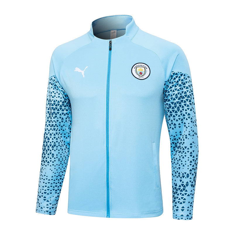 Conjunto de Treino Manchester City 23/24 Azul - Blusa e Calça