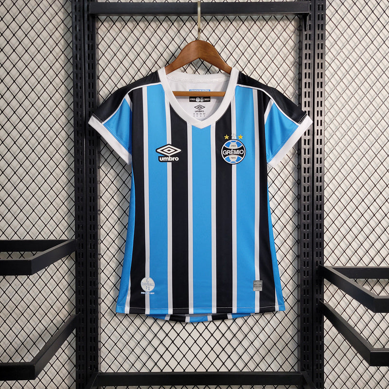 Camisa Feminina Grêmio I 23/24  Umbro - Tricolor