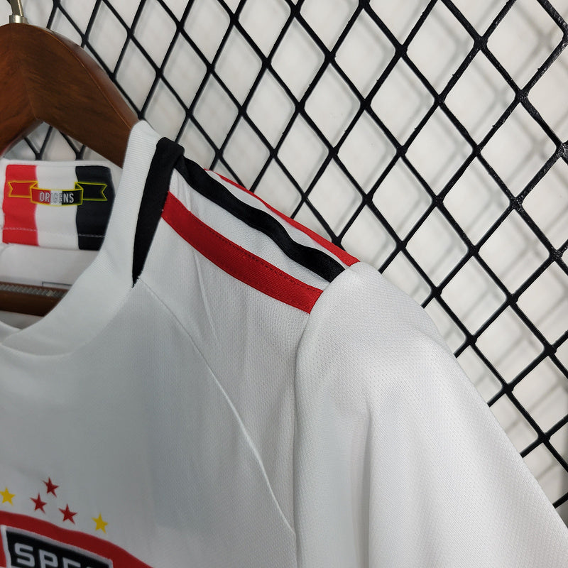 Kit Infantil São Paulo Home 23/24 - Branco