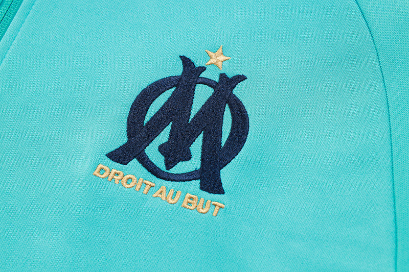 Conjunto de Treino Olympique de Marseille 23/24 Azul - Blusa e Calça