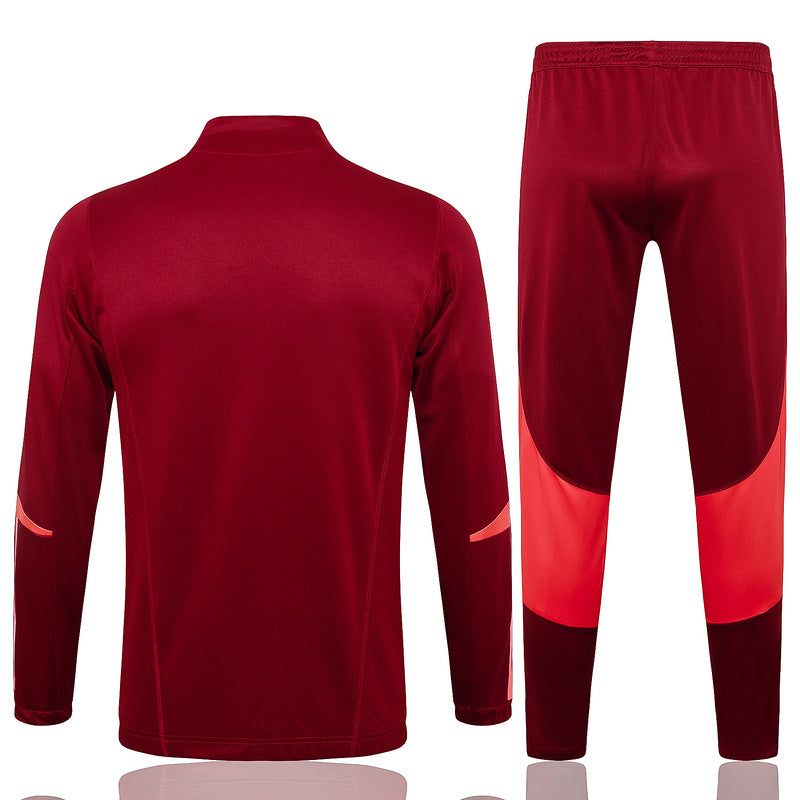 Conjunto de Treino Manchester United 23/24 Vermelho - Blusa e Calça