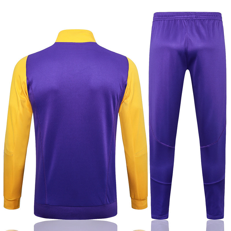 Conjunto de Treino Real Madrid 23/24 Roxo - Blusa e Calça