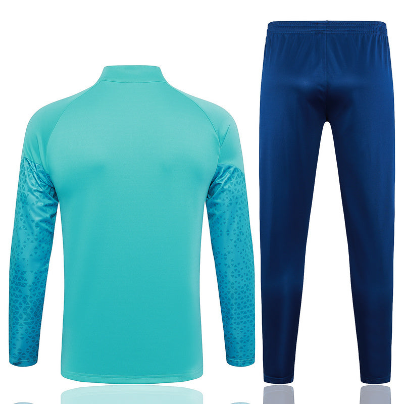 Conjunto de Treino Olympique de Marseille 23/24 Azul - Blusa e Calça