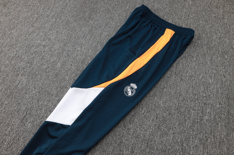 Conjunto de Treino Real Madrid 24/25 Branco - Blusa e Calça