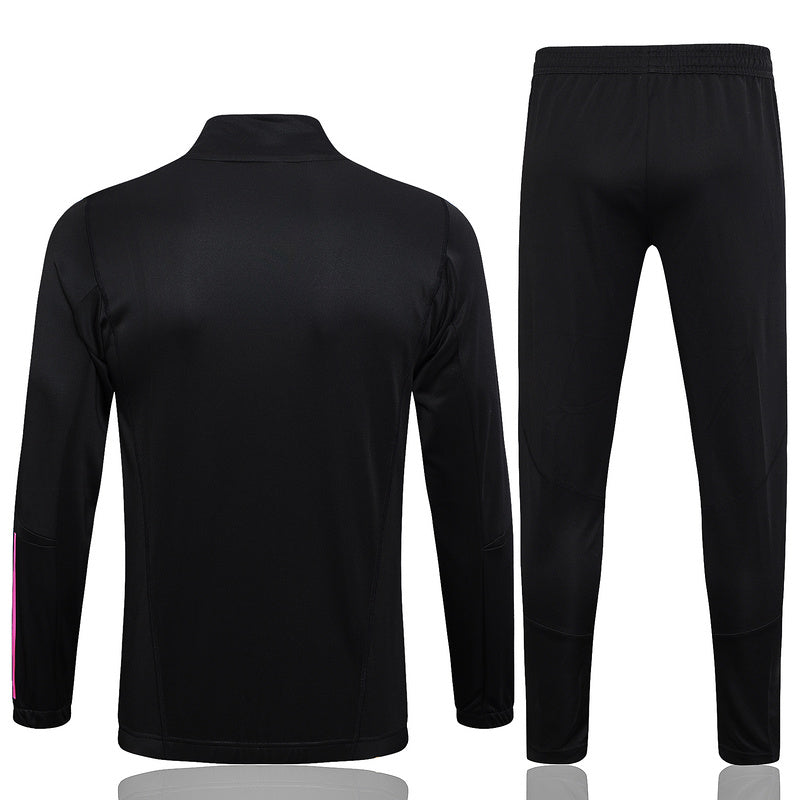 Conjunto de Treino Real Madrid 23/24 Preto - Blusa e Calça