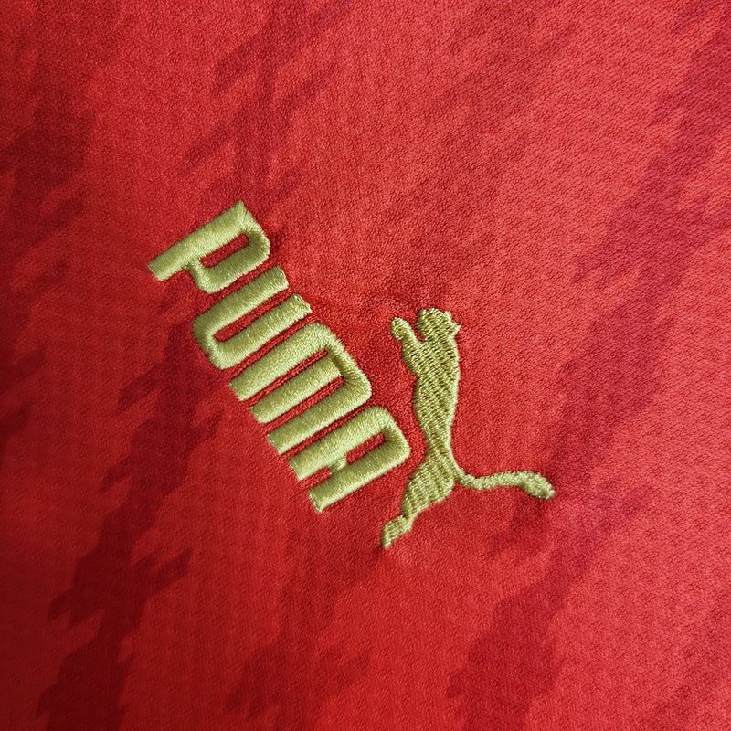 Camisa Seleção Marrocos I 23/24 Puma - Vermelho