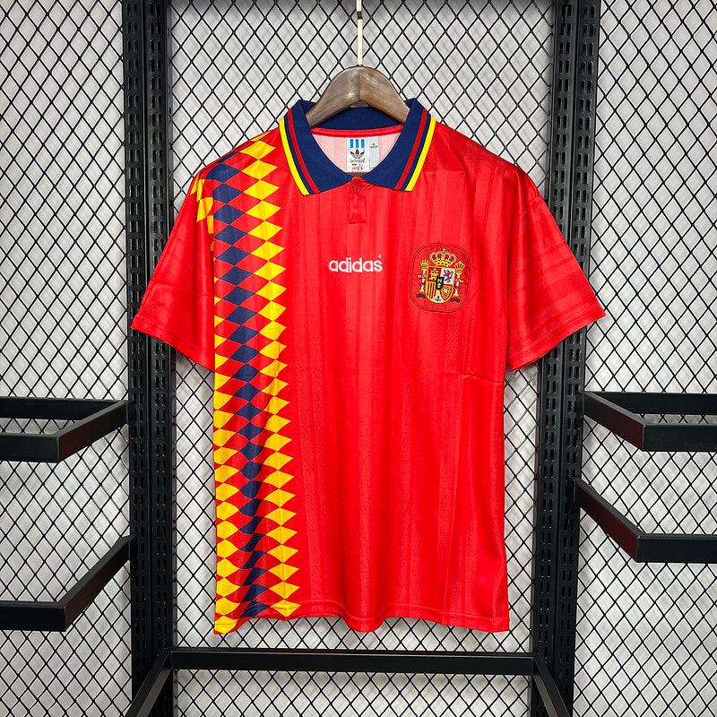 Camisa Retro Espanha 1994 Home I Vermelho