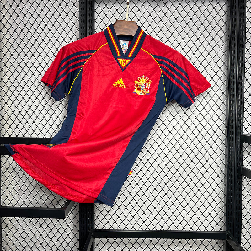 Camisa Retro Espanha 1998 Home I Vermelho