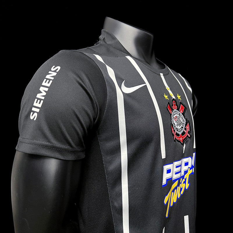 Camisa Retro Corinthians 2004 Away Preto